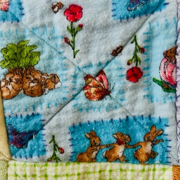 Handmade Child’s Rag Quilt / So So Cute / Unisex - Picture 5 of 16